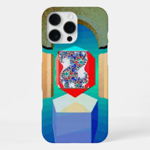 CHAOS AND ORDER TEMPLE Surreal Fractal Art iPhone Case