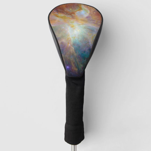 Chaos at Heart of Orion Spitzer Hubble Composite Golf Head Cover (Front)