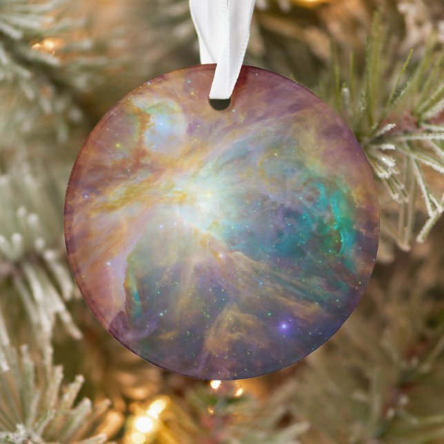 Chaos at Heart of Orion Spitzer Hubble Composite Ornament (Tree)