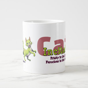 Chaos Cat 20oz Mug – Incitata: Frisky in Sheets