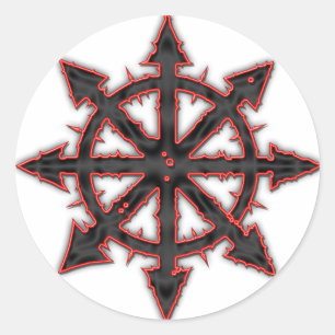 Chaos Classic Round Sticker