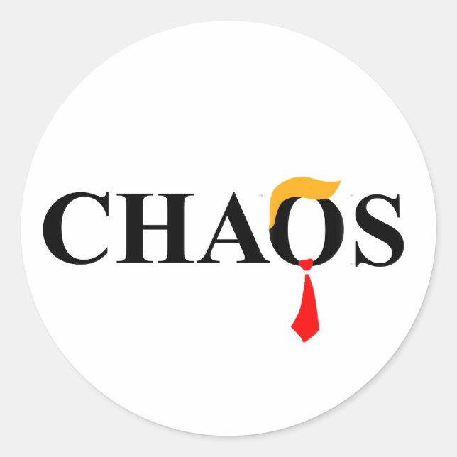 Chaos Classic Round Sticker (Front)