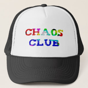 chaos club trucker hat