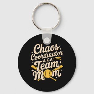 Chaos Coordinator A.k.a Team Mom, Softll Sports Pl Key Ring