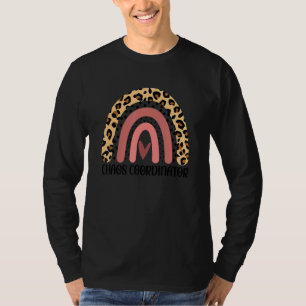 Chaos Coordinator Cheetah Print Leopard Boho Rainb T-Shirt