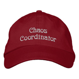 Chaos Coordinator Custom Embroidered Hat