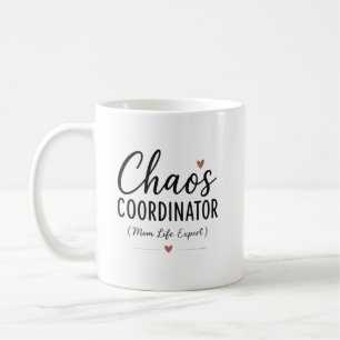 Chaos Coordinator Custom Name Funny Mum Coffee Mug