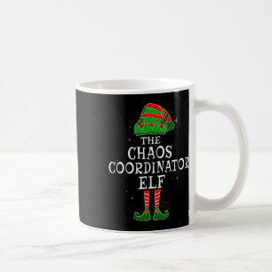 Chaos Coordinator Elf Group Matching Family Christ Coffee Mug