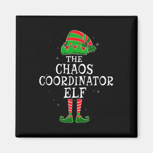 Chaos Coordinator Elf Group Matching Family Christ Magnet
