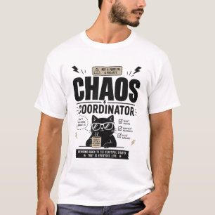 Chaos Coordinator Funny Office Shirt – Minimalist