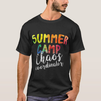 Chaos Coordinator . Funny Summer Camp Counsellor T-Shirt