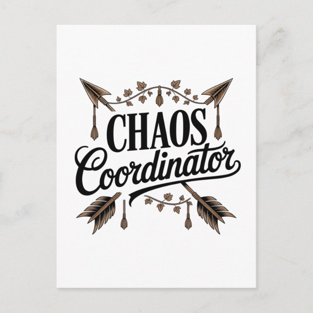 Chaos Coordinator Holiday Postcard (Front)