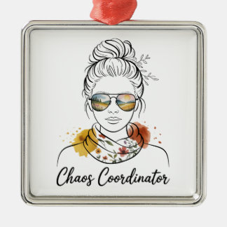 Chaos Coordinator﻿ Metal Ornament
