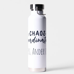 Chaos Coordinator Office Coworker Mom Water Bottle