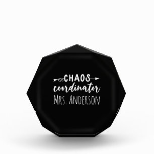 Chaos Coordinator Office Coworker Mum Photo Block
