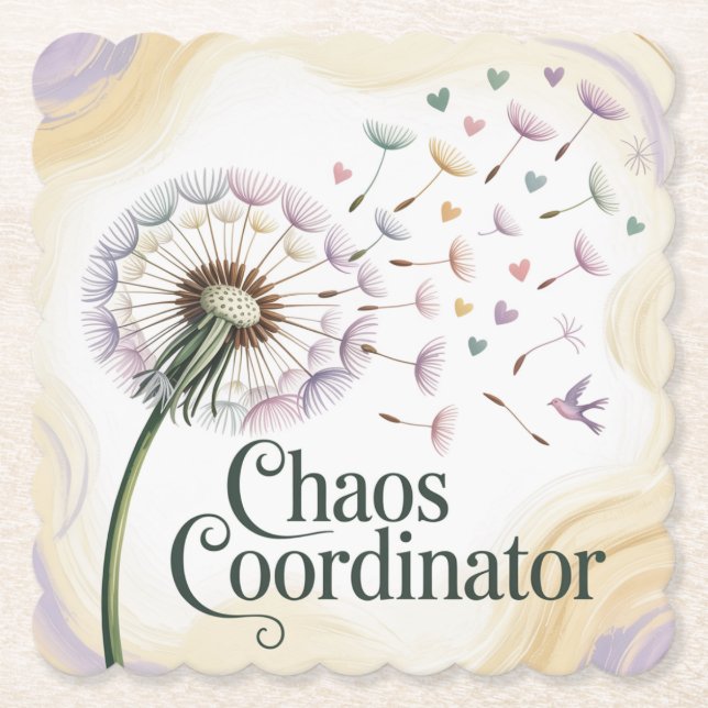 Chaos Coordinator Paper Coaster (Front)