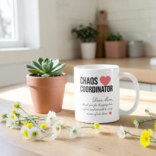 Chaos Coordinator Personalised Unique Gift Coffee Mug