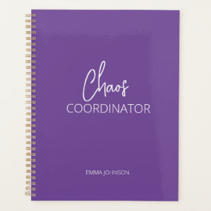 Chaos Coordinator Purple Planner