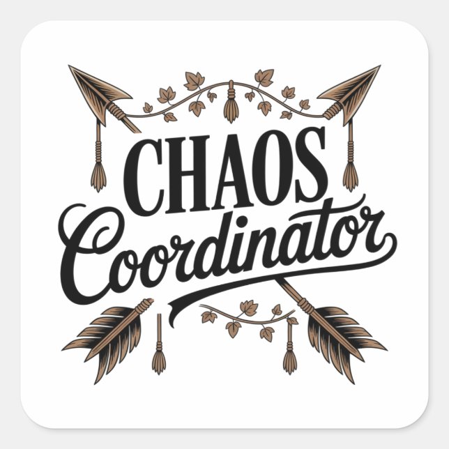 Chaos Coordinator Square Sticker (Front)