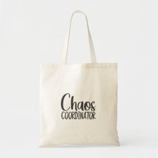 chaos coordinator tote bag