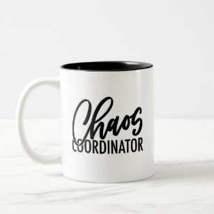 Chaos Coordinator Two-Tone Coffee Mug