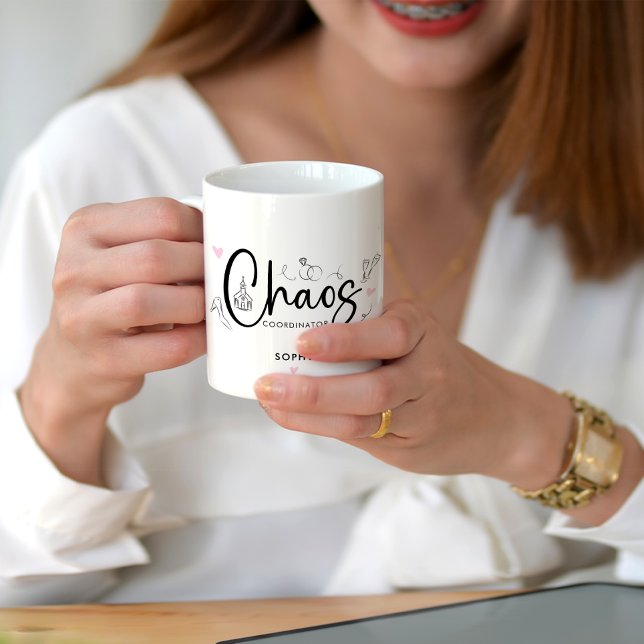 Chaos Coordinator Wedding  Two-Tone Coffee Mug (Creator Uploaded)