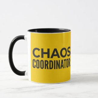 Chaos Coordinator Yellow Black Combo Mug