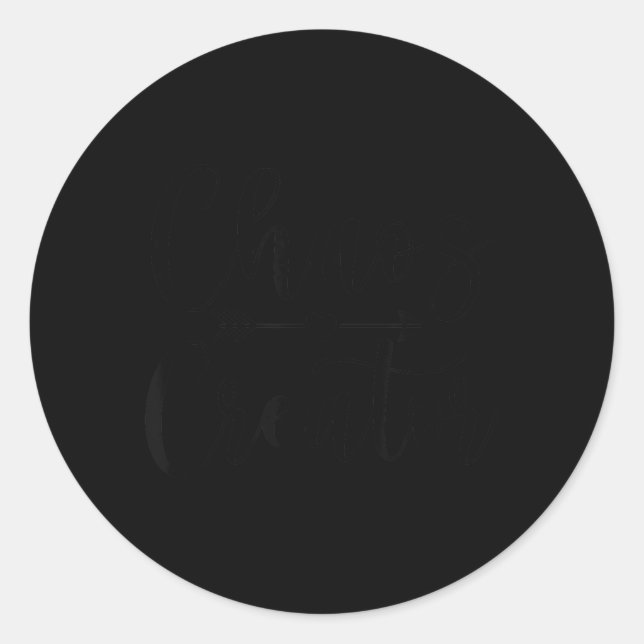 Chaos Creator Classic Round Sticker (Front)