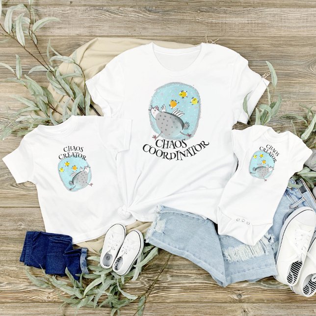 Chaos Creator, Mummy and Me, Mama and Baby Chick Bodysuit (Creator Uploaded)