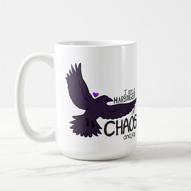 Chaos Crow Coffee Mug (Left)