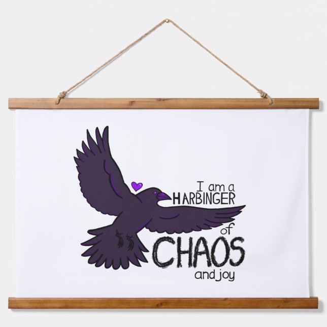 Chaos Crow Tapestry (Front)
