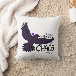 Chaos Crow Tapestry Cushion