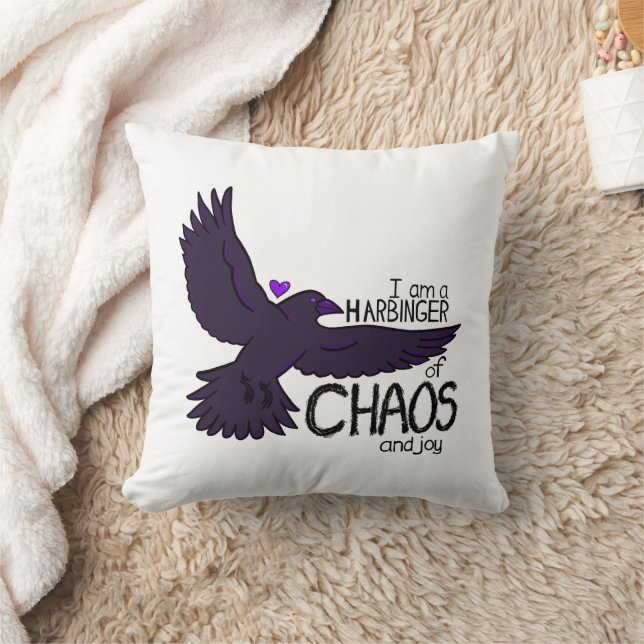 Chaos Crow Tapestry Cushion (Blanket)