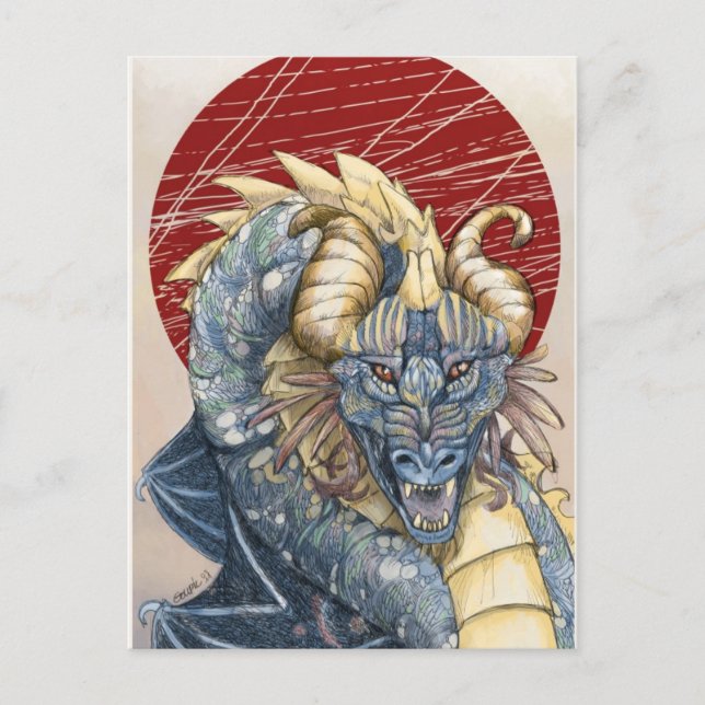 Chaos Dragon Postcard (Front)