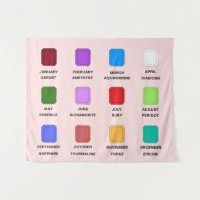 Chaos Emerald Birthstone Chart Pink