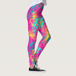 Chaos in a Pink Dream Leggings - Fun