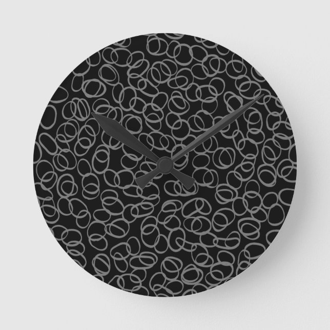 Chaos in Order Round Clock (Front)
