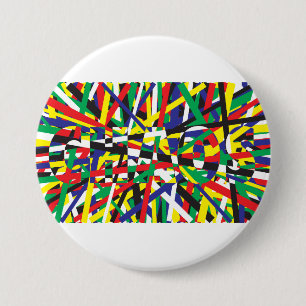 Chaos, in Primaries 7.5 Cm Round Badge