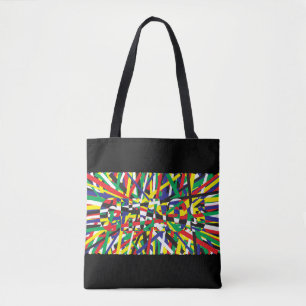 Chaos, in Primaries Tote Bag