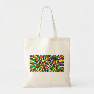 Chaos, in Primaries Tote Bag