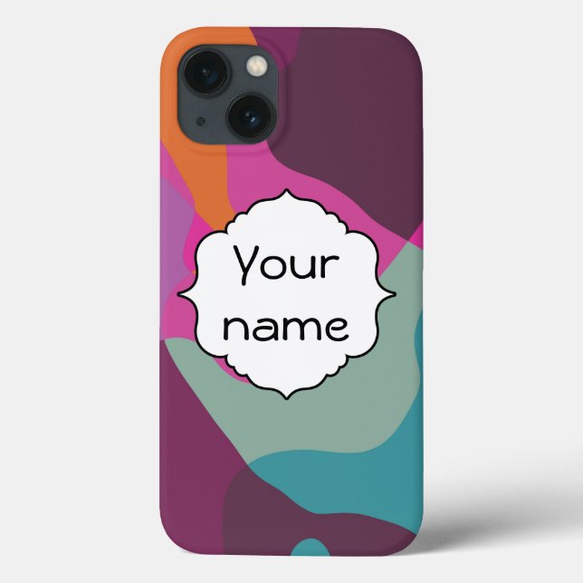 Chaos in retro colours Case-Mate iPhone case (Back)