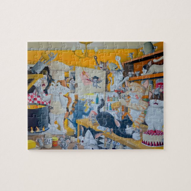 Chaos in the Kitchen Jigsaw Puzzle (Horizontal)