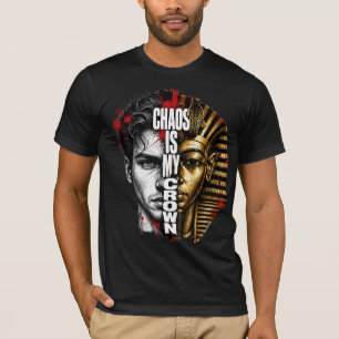 Chaos Is My Crown – Pharaoh Streetwear Graphic T-Shirt