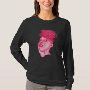 Chaos Lady in Pink Long Sleeve T-Shirt