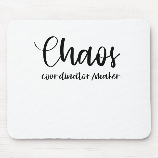 chaos maker mouse pad (Front)