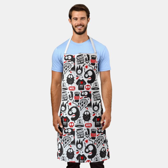 CHAOS MENU APRON (Worn)