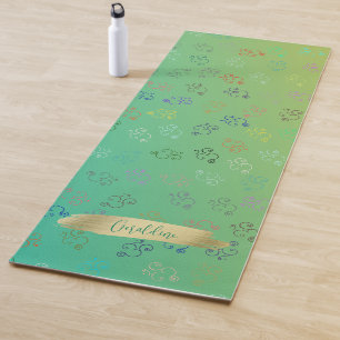 Chaos OMs Green Ombre, Pretty Om Yoga Mat