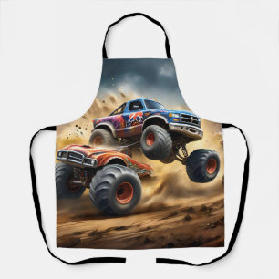 Chaos on Wheels: Monster Truck Smash Derby, Apron