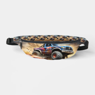 Chaos on Wheels: Monster Truck Smash Derby Bum Bags
