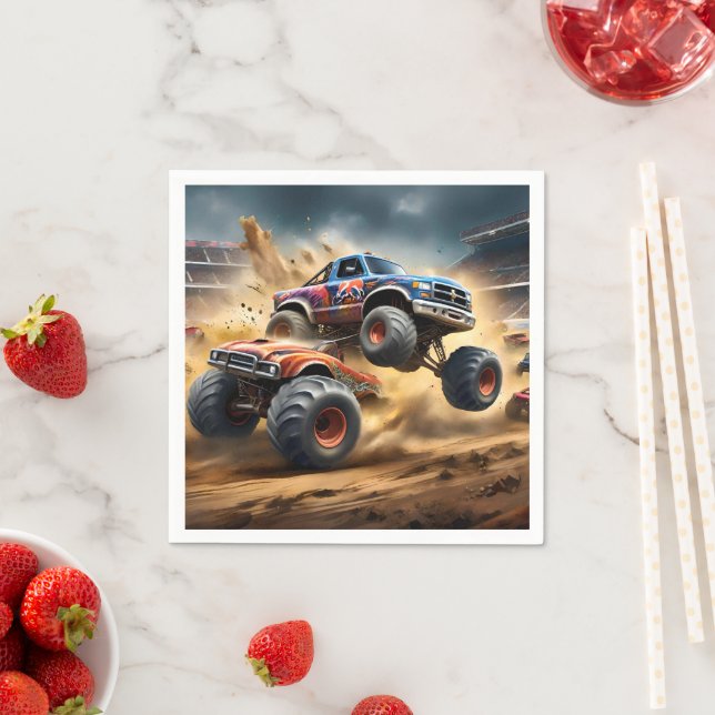 Chaos on Wheels: Monster Truck Smash Derby, Napkin (Insitu)